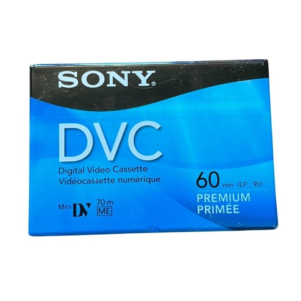 Sony DVC Digital Video Cassette Blue Premium MiniDV 60min DVM60PRR